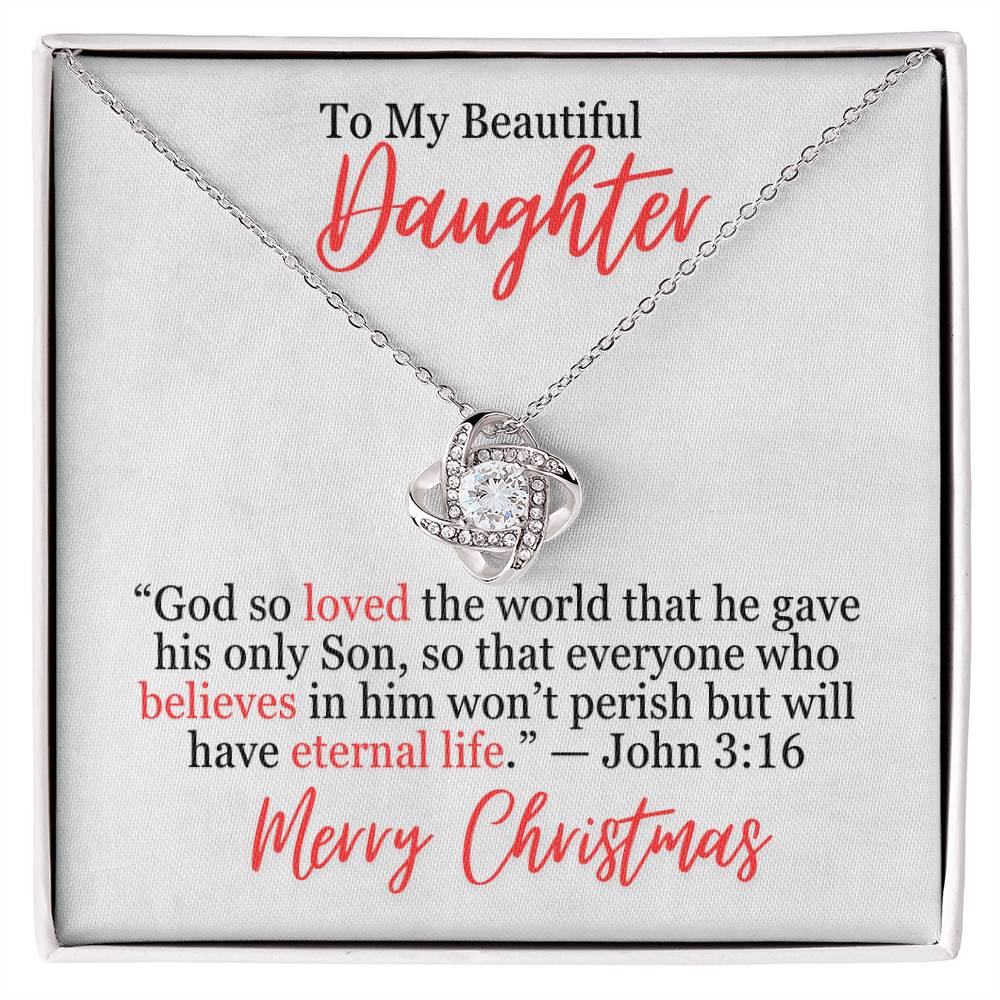 John 3_16 Love Knot Necklace With Personal Message Card Curious Draft