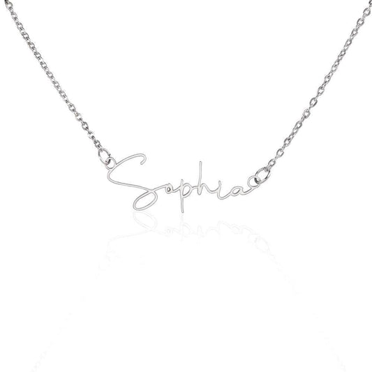 Personalize Your Look with an Exquisite Signature Style Name Necklace Curious Draft